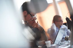 49305222 - startup business people group working everyday job  at modern office