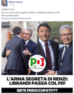 Pd: Librandi a Salvini, arma segreta e’ calo disoccupazione